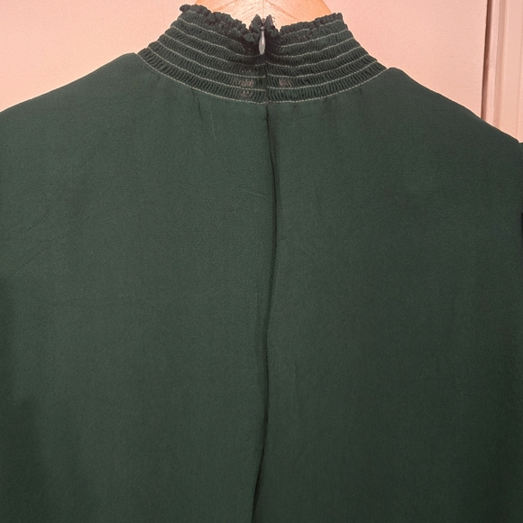 Reformation Archie Dress Size 18 Emerald Green - Picture 14 of 16